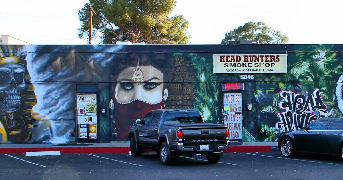The Tucson Murals Project Head Hunters Smoke Shop
