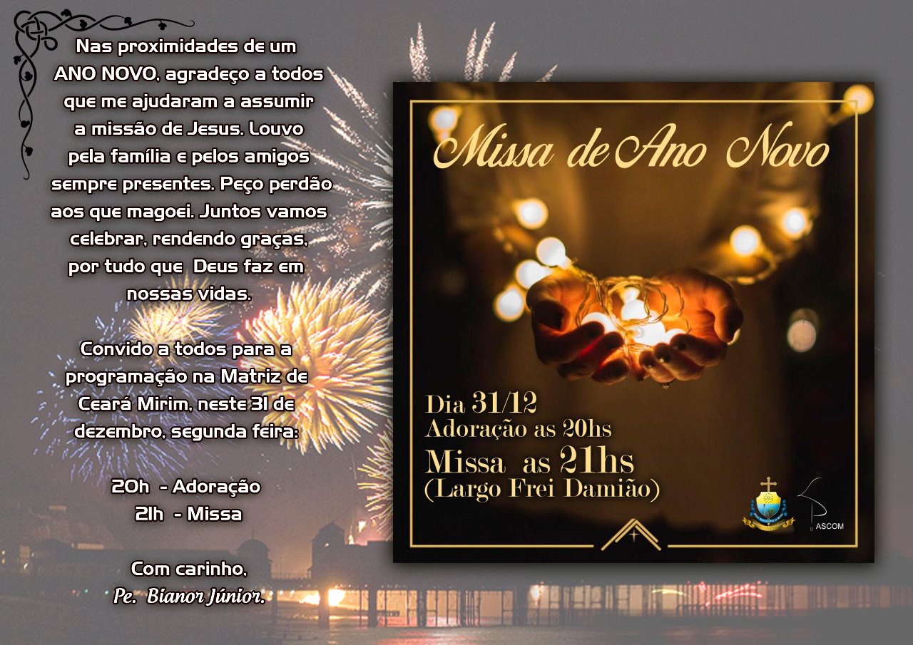 Ceara Mirim Livre Ceara Mirim Missa De Ano Novo