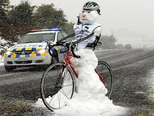 cycling in cold weather