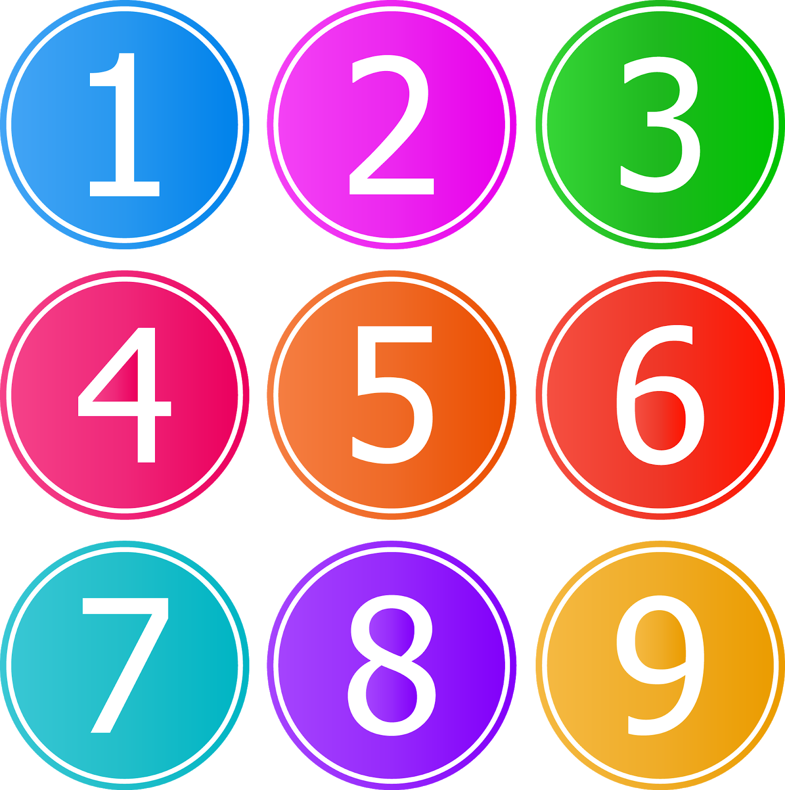 Включи три и четыре. Цифры в цветных кружочках. Цифры для детей в кружочках. Цифры в цветных кружках. Цифры в круге цветные.