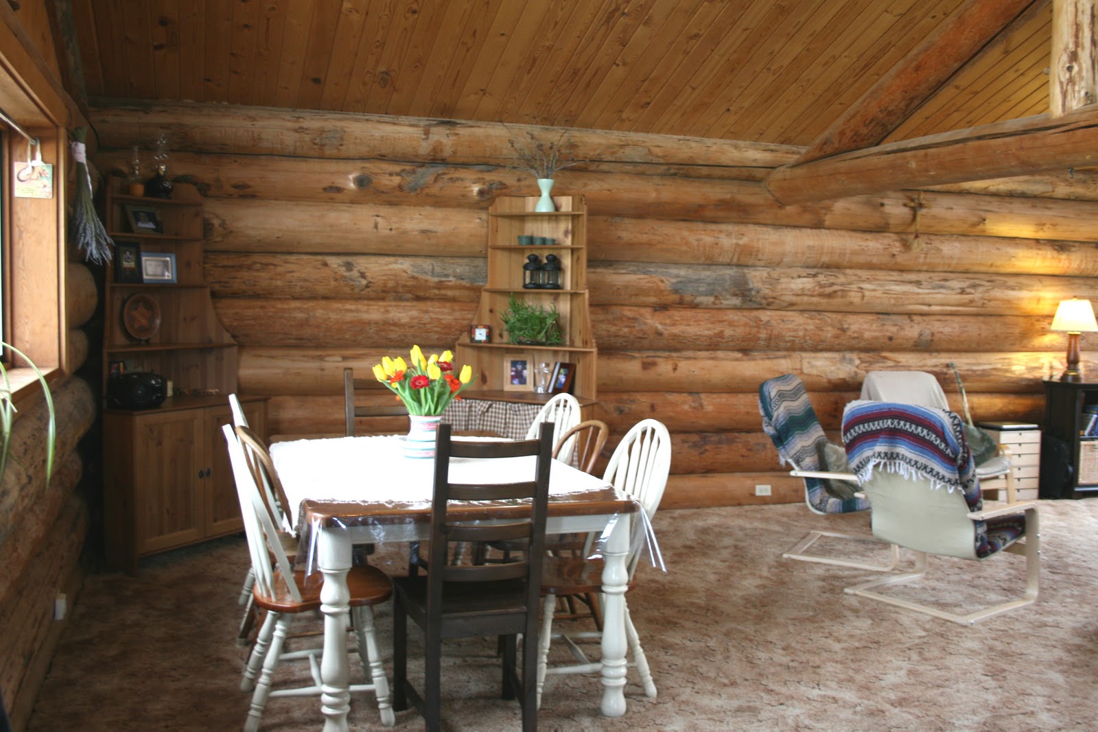 Log Home For Sale Dayton, Washington Dayton Log Home (Wintertime