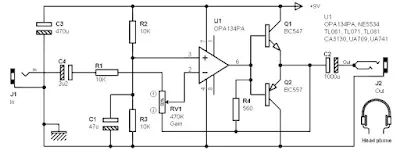 Input Stage Amplifier Circuit