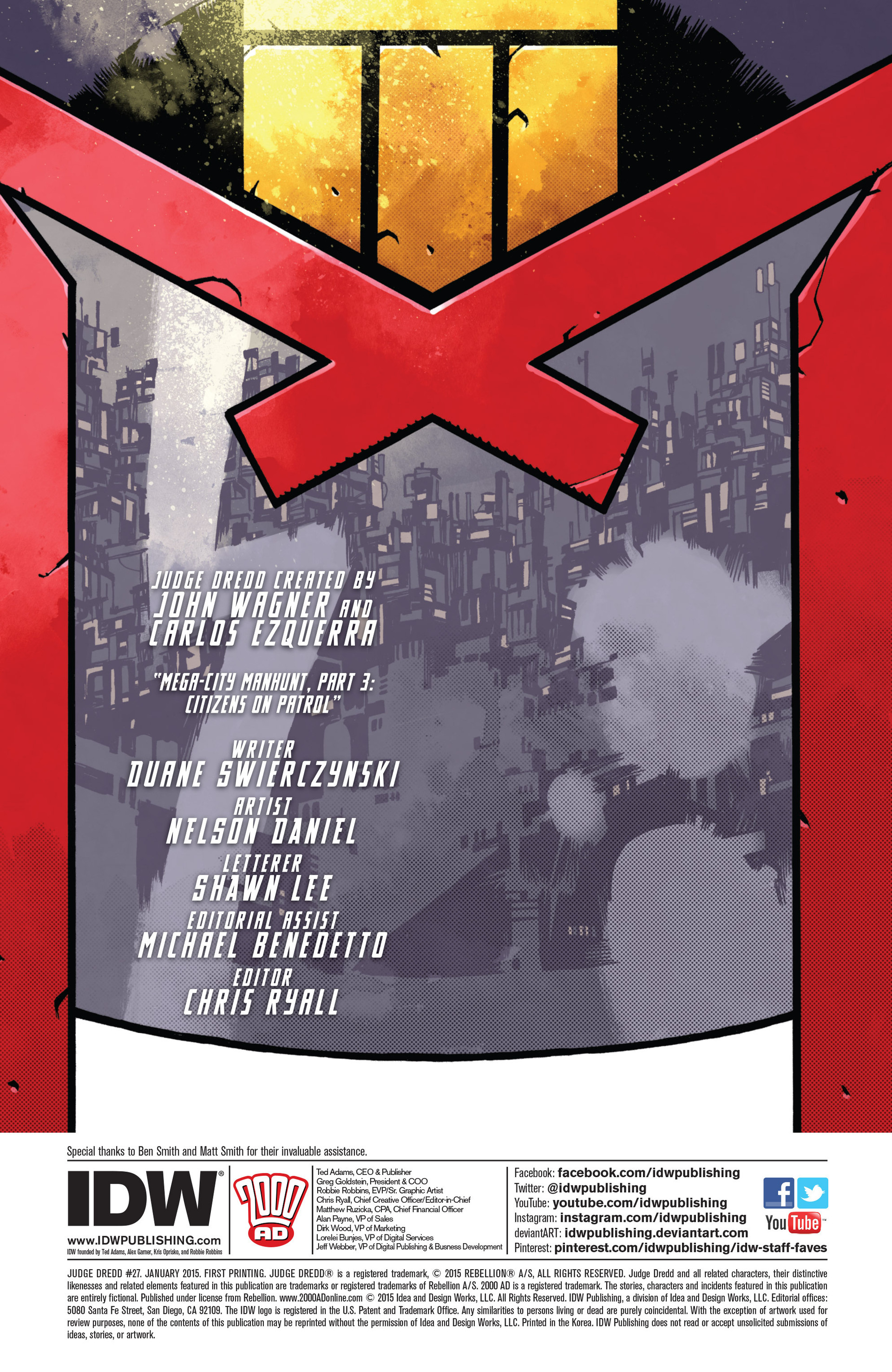 Read online Judge Dredd (2012) comic -  Issue #27 - 2