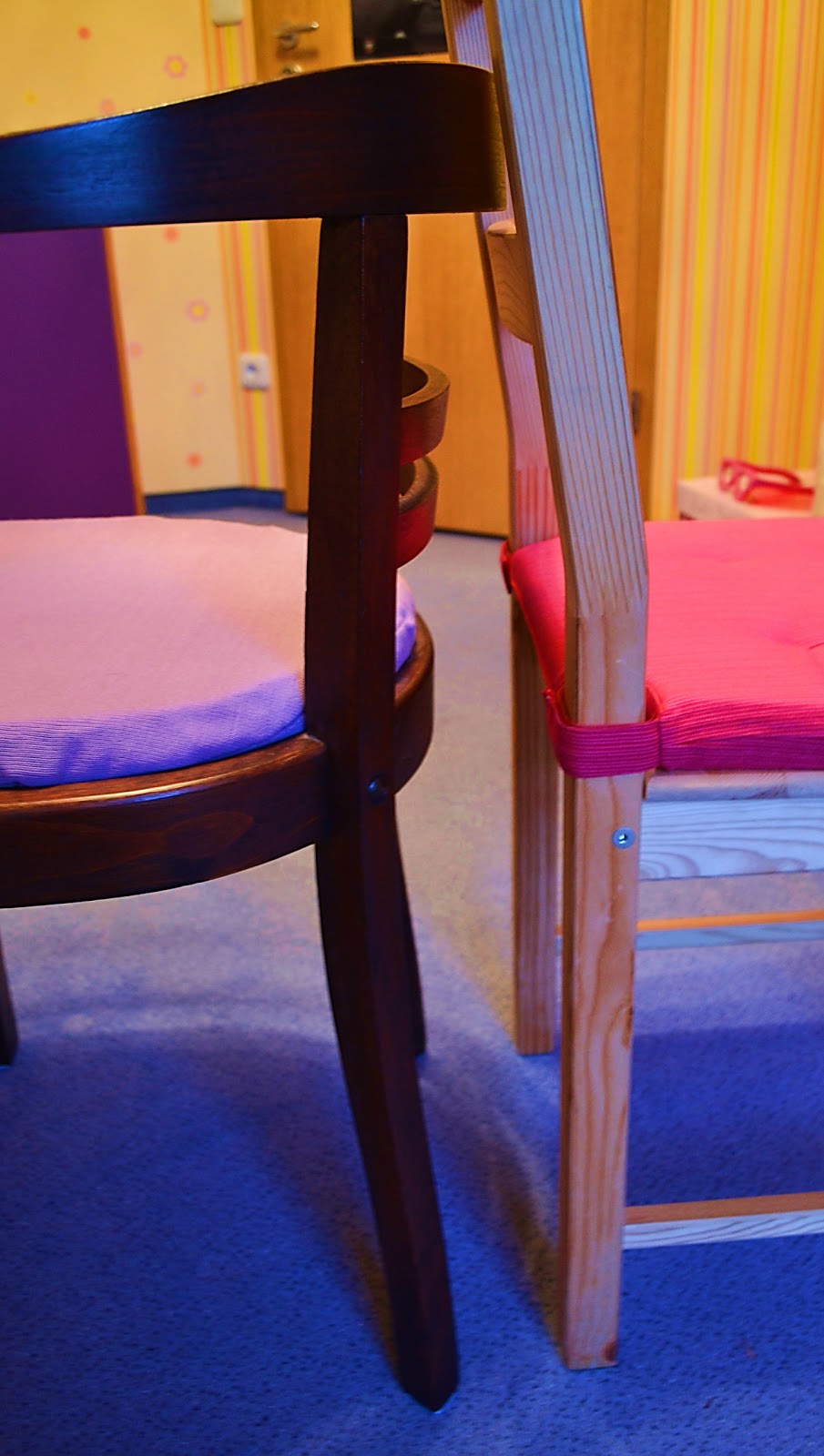 Colorful Bonbon Caught between two stools