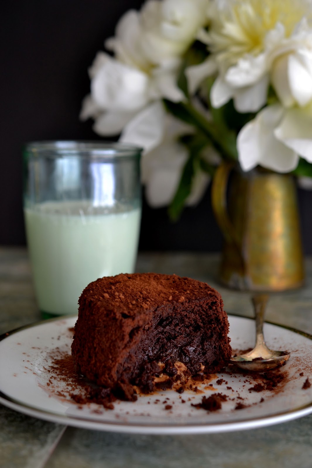 Heart of Gold Chocolate & Peanut Butter Molten Cake