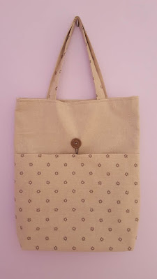 Summer tote bag with pocket tutorial and pattern Summer tote bag with pocket tutorial and pattern