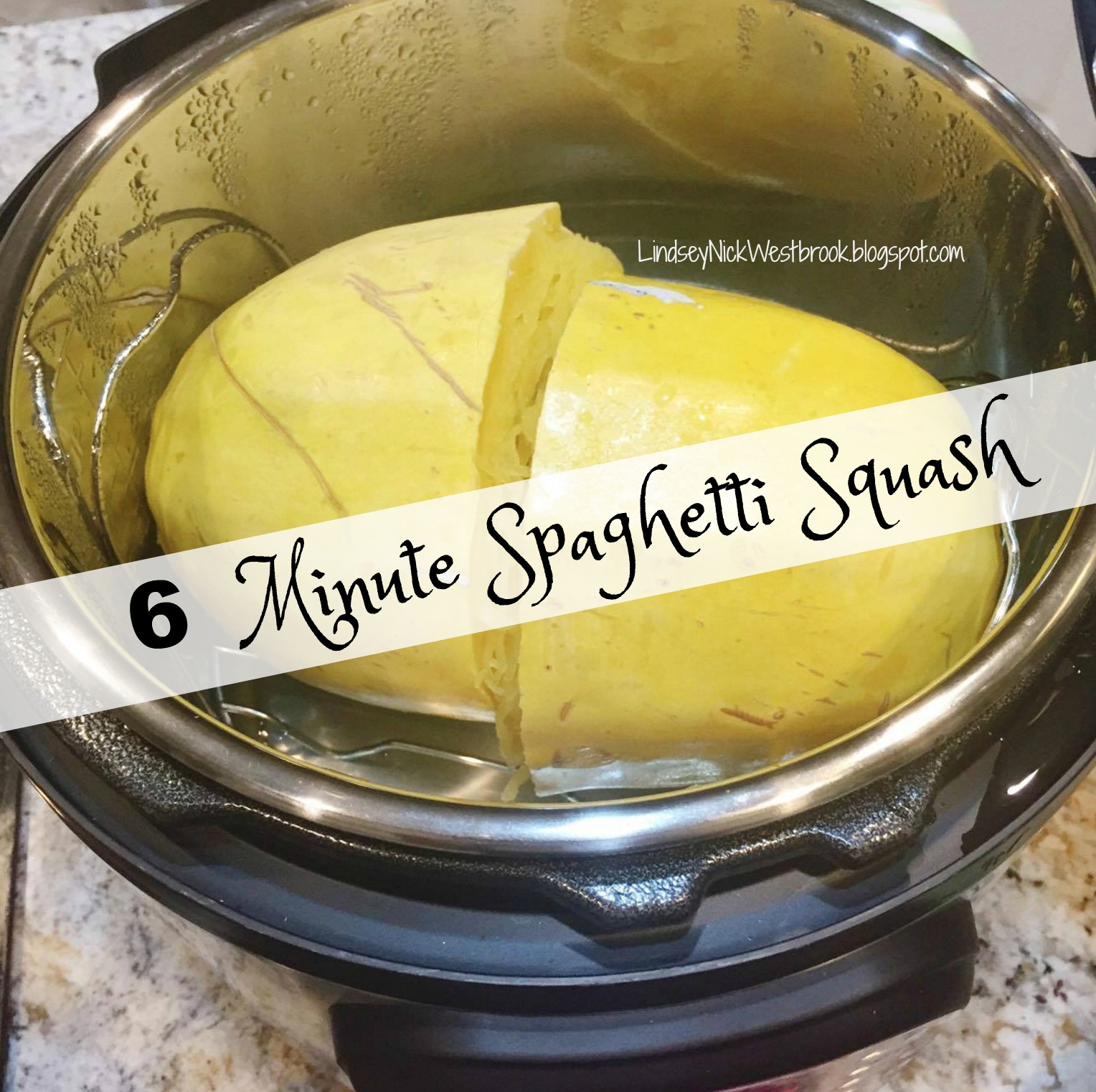 6 Minute Spaghetti Squash Instant Pot Recipe Low Carb Pasta