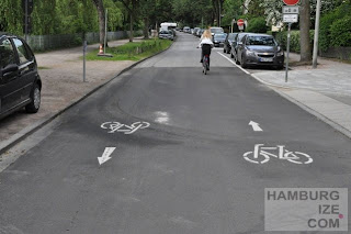 Fahrradstraße Uferstraße hamburgize.com / Stefan Warda