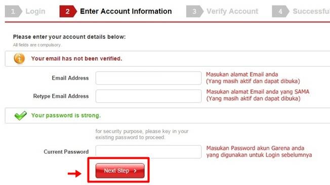 Tutorial Cara Verifikasi Email Akun Garena Terbaru Arrian Net