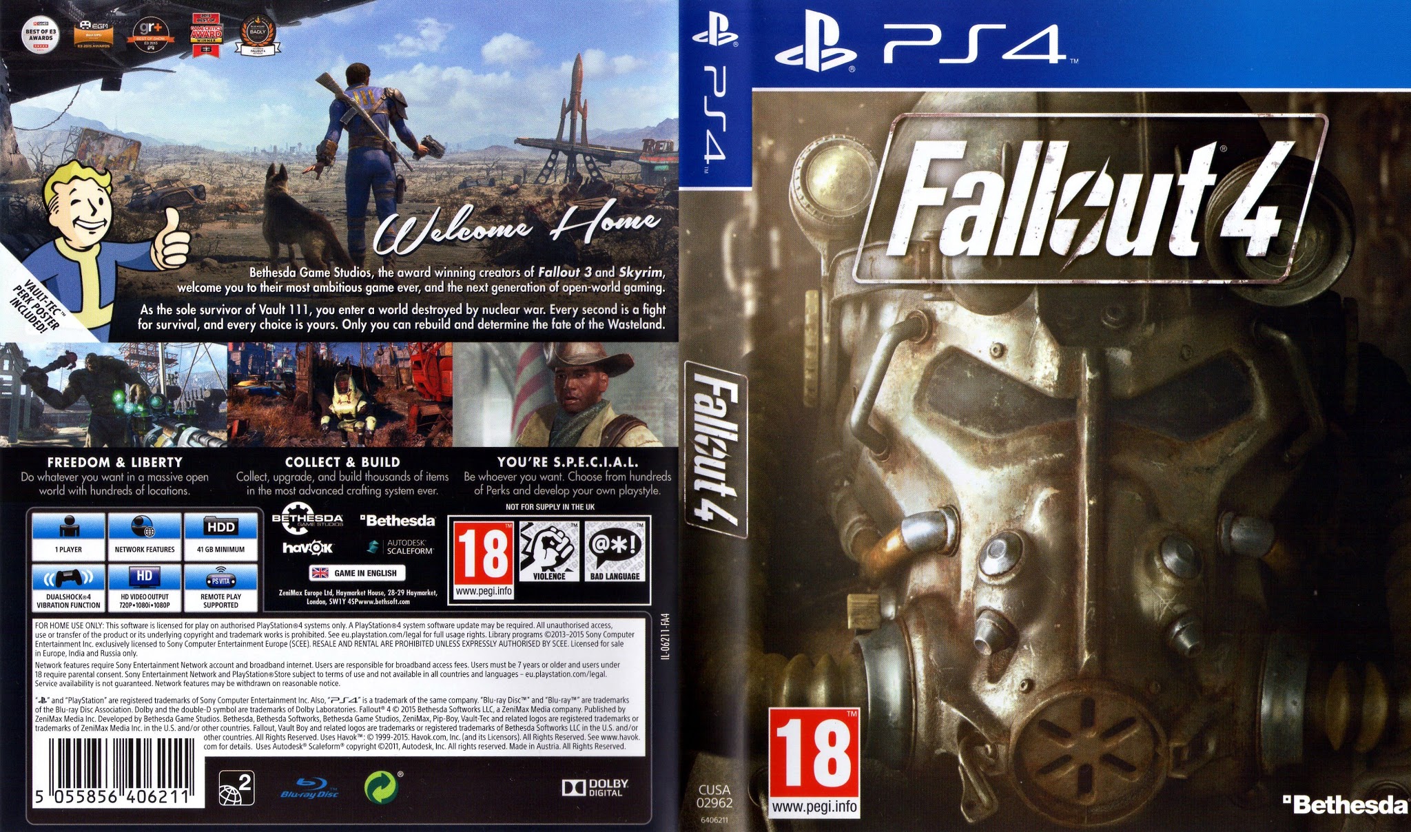 Fallout 4 Playstation 4 Ultra Capas