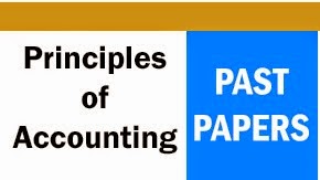 Principles of Accounting Past Papers