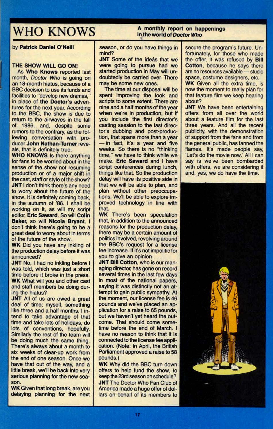 Read online Doctor Who (1984) comic -  Issue #14 - 19