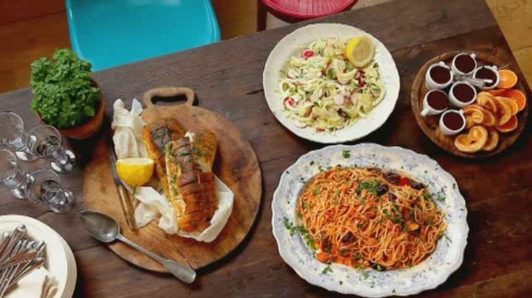 Cooking 1o1: Jamies 30 Minute Meals S02E03 - Spaghetti alla Puttanesca