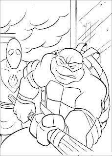 Teenage Mutant Ninja Turtle Coloring Pages