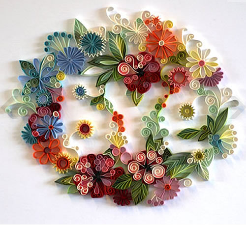 pictures of paper quilling art