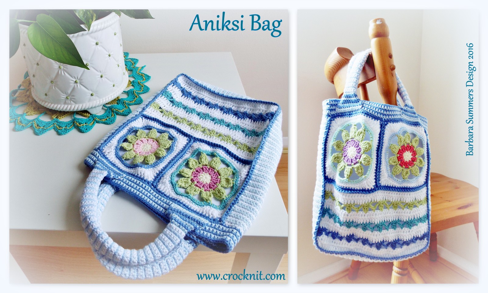 MICROCKNIT CREATIONS ANIKSI Springtime Crochet Bag