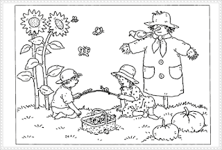 Ausmalbilder zum Ausdrucken: Ausmalbilder Herbst