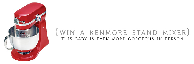 Down On The Farm: Win a Kenmore Stand Mixer!!
