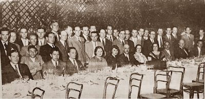Semifinal del Campeonato de España de Ajedrez de 1935, banquete ofrecido por la FEDA