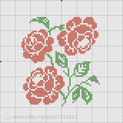 Featured image of post Sencillas Flores En Punto De Cruz Para Servilletas