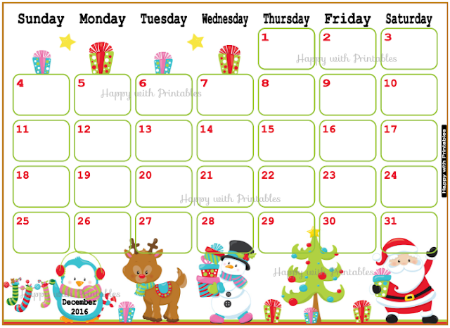 HappywithPrintables November 2016