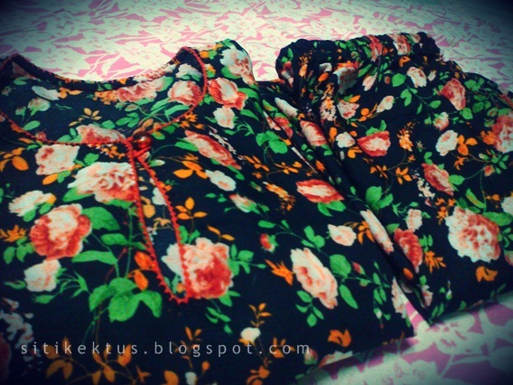  Jahit  baju  kurung  Siti Kektus