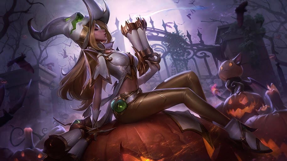 Miss Fortune, Bewitching, Prestige Edition, Splash Art, LoL, 4K, #7.167