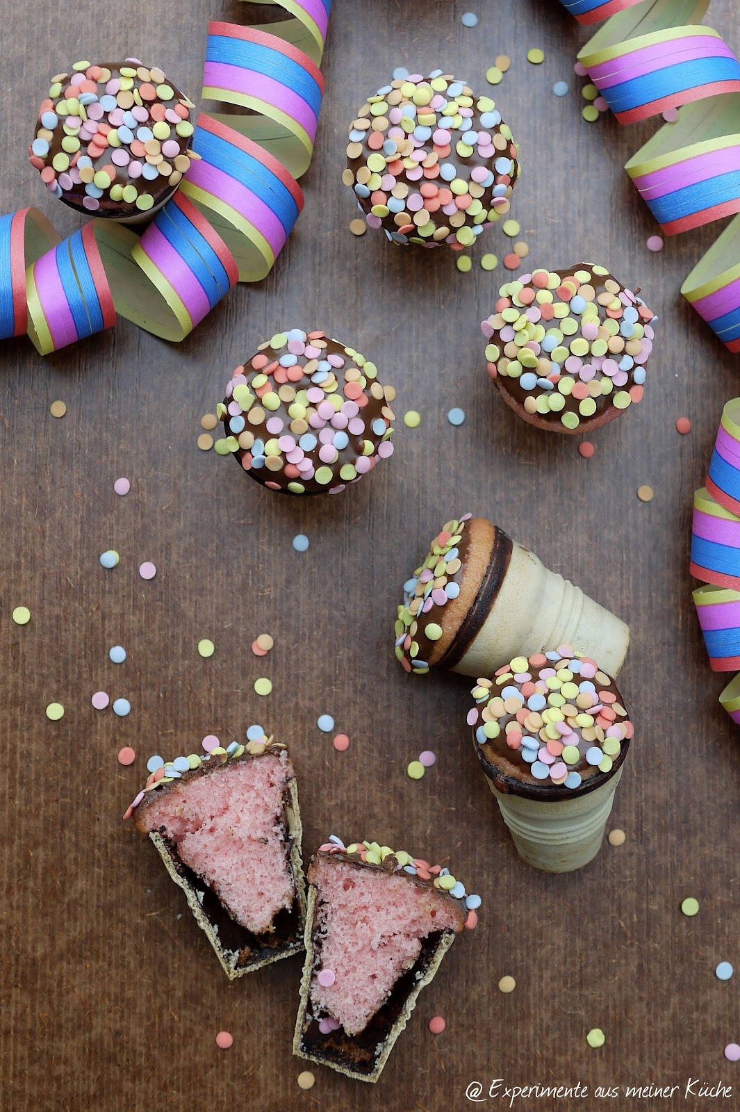 Experimente aus meiner Küche Kindergeburtstag (2) WaffelbecherMuffins