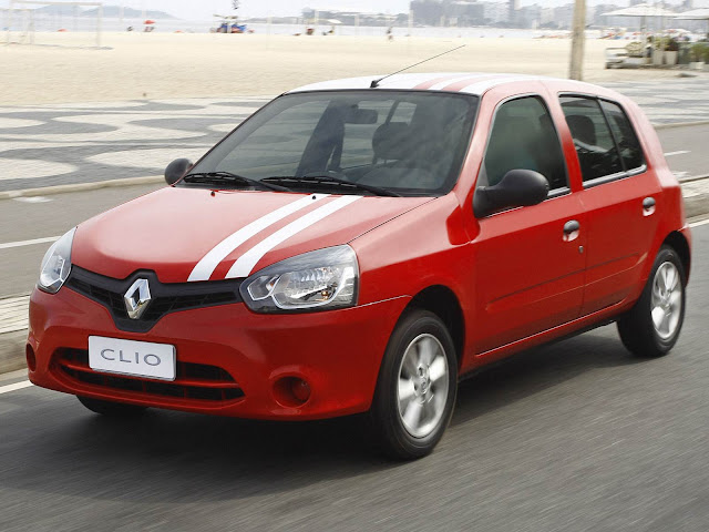 carro Novo Clio Renault 2013 - vermelho