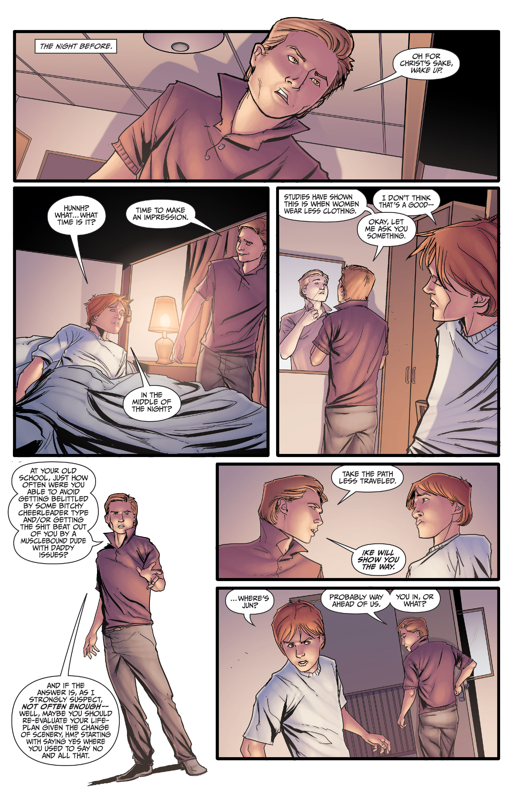Read online Morning Glories comic -  Issue #2 - 9