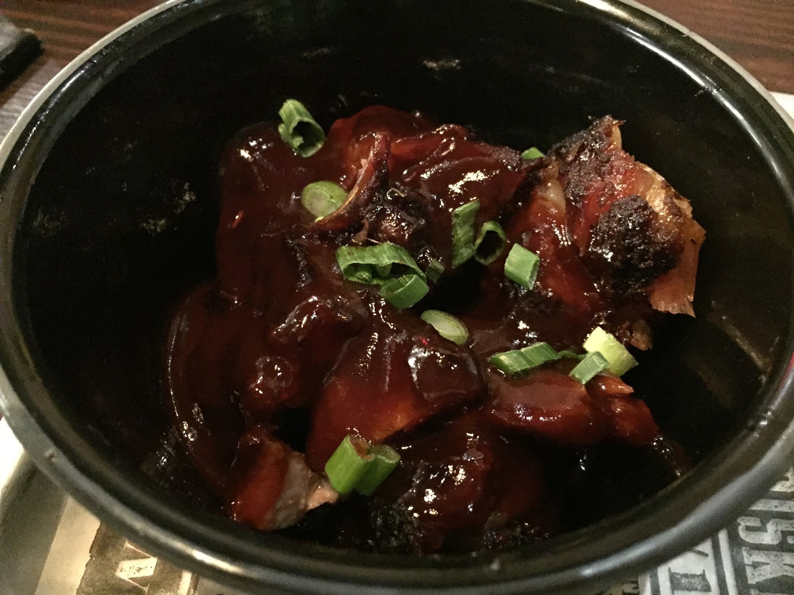 Red's True BBQ Newcastle | Menu Review (including Children's Menu) - smoky rib ends with BBQ sauce