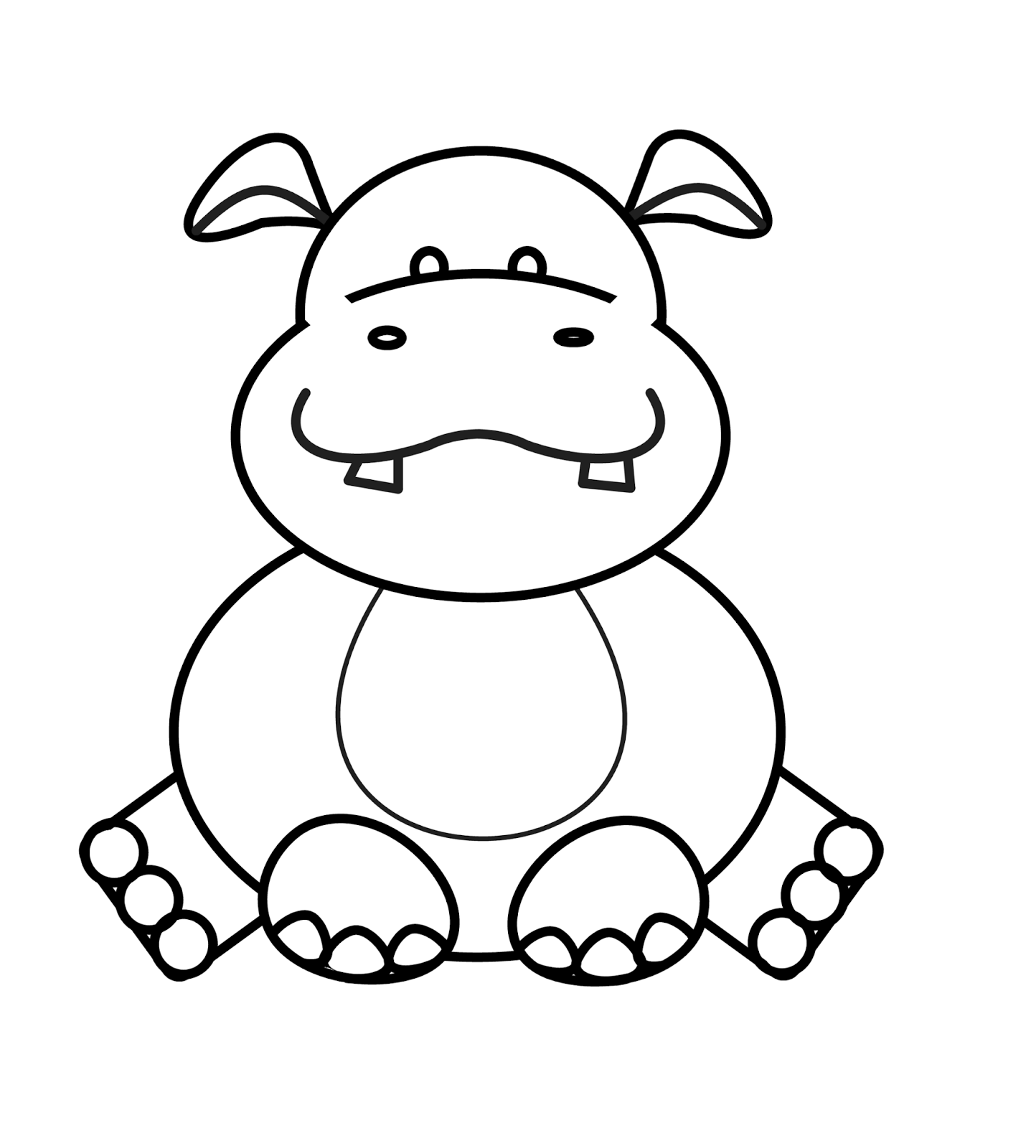Top How To Draw A Hippo Don t miss out | howdrawart3