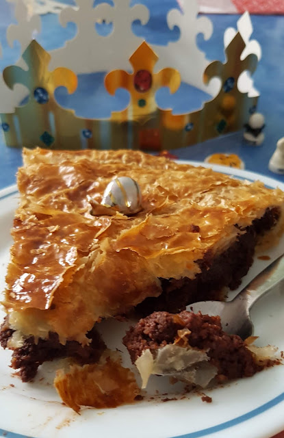 Galette des Rois au Chocolat,noisette et amande;Galette des Rois au Chocolat,noisette et amande