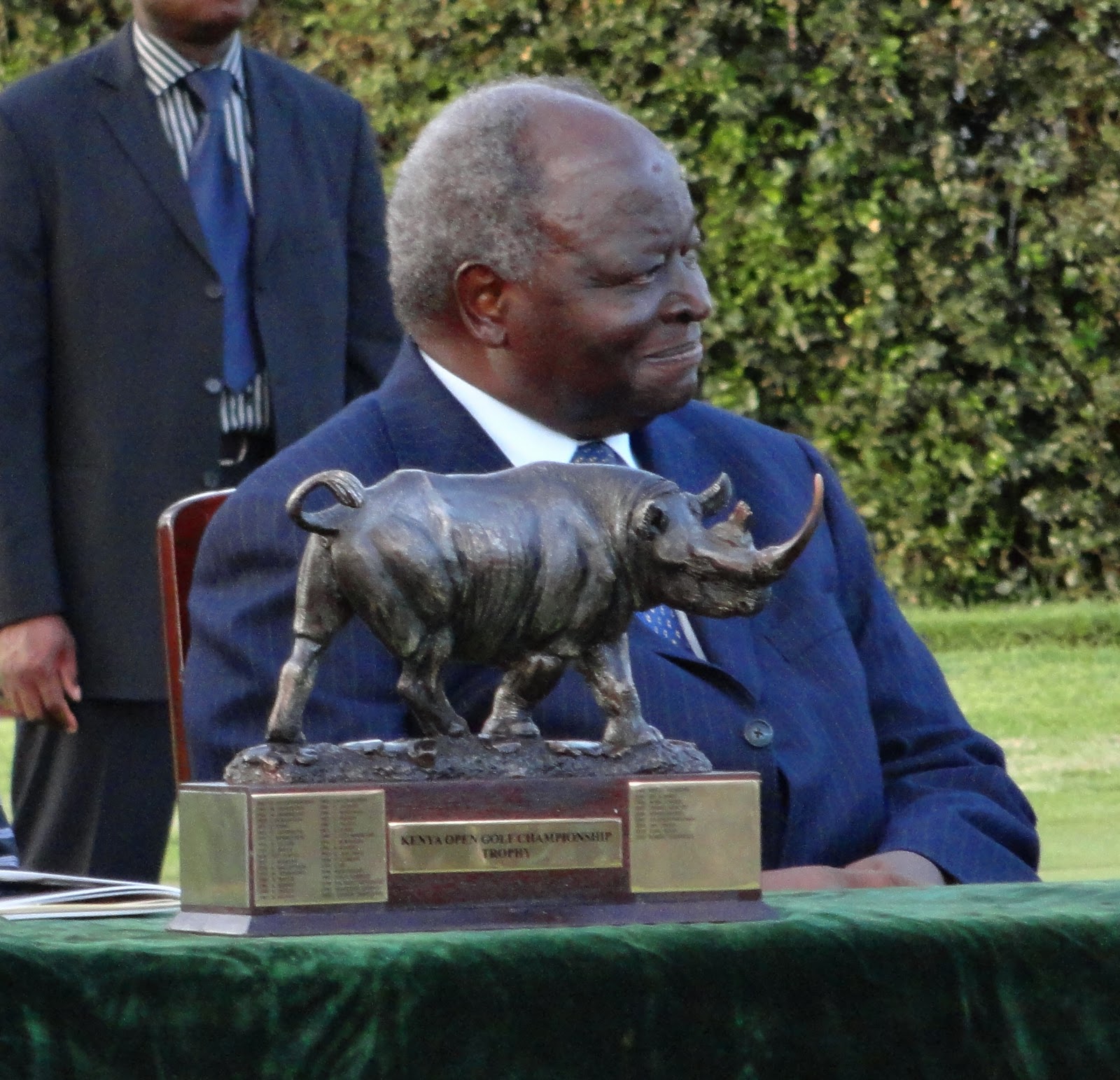 Chris in Kenya 2011: President Mwai Kibaki Up Close