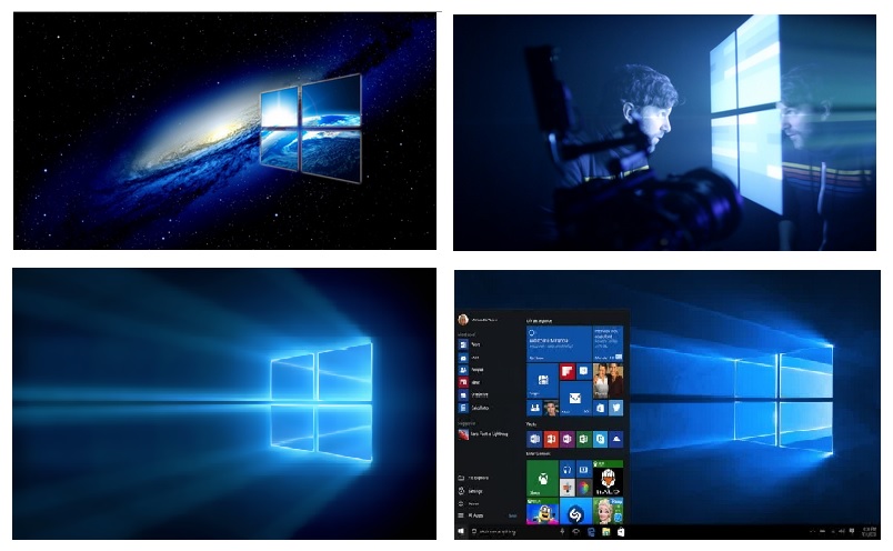 Wallpaper Resmi Untuk Windows 10 Terbuat Dari Cahaya | Rumpi Banget
