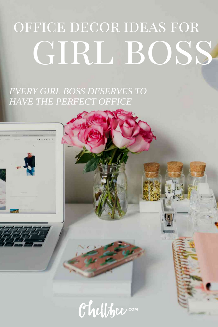 Office Decoration Ideas For Girl Bosses Chellbee