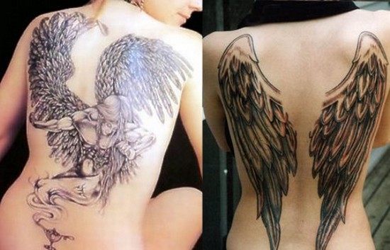 angel tattoos for men on back. Latest Angel Tattoos Some of the popular choices of body parts are the back 
