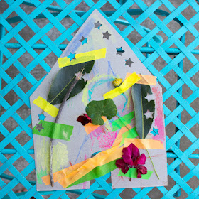 How to Make Cardboard Fairy Houses with Preschoolers- Super Easy, Low Prep, Recycled kids craft