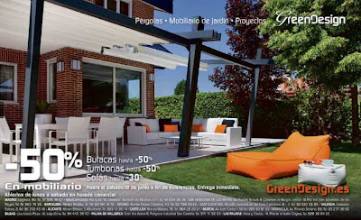 me gusta ahorrar: 50% de descuento en muebles de exterior