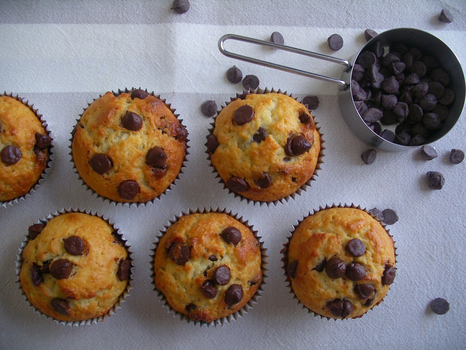 KITCHEN IN THE SAND Greek Yogurt and Chocolate Chips Muffins