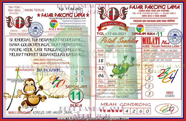 Tafsir Mimpi Fajar Pakong Lama Seluruh tafsir mimpi kami dapatkan