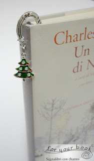 regalo Natale segnalibro metallo ciondolo albero di Natale regalo Natale segnalibro metallo ciondolo albero di Natale
