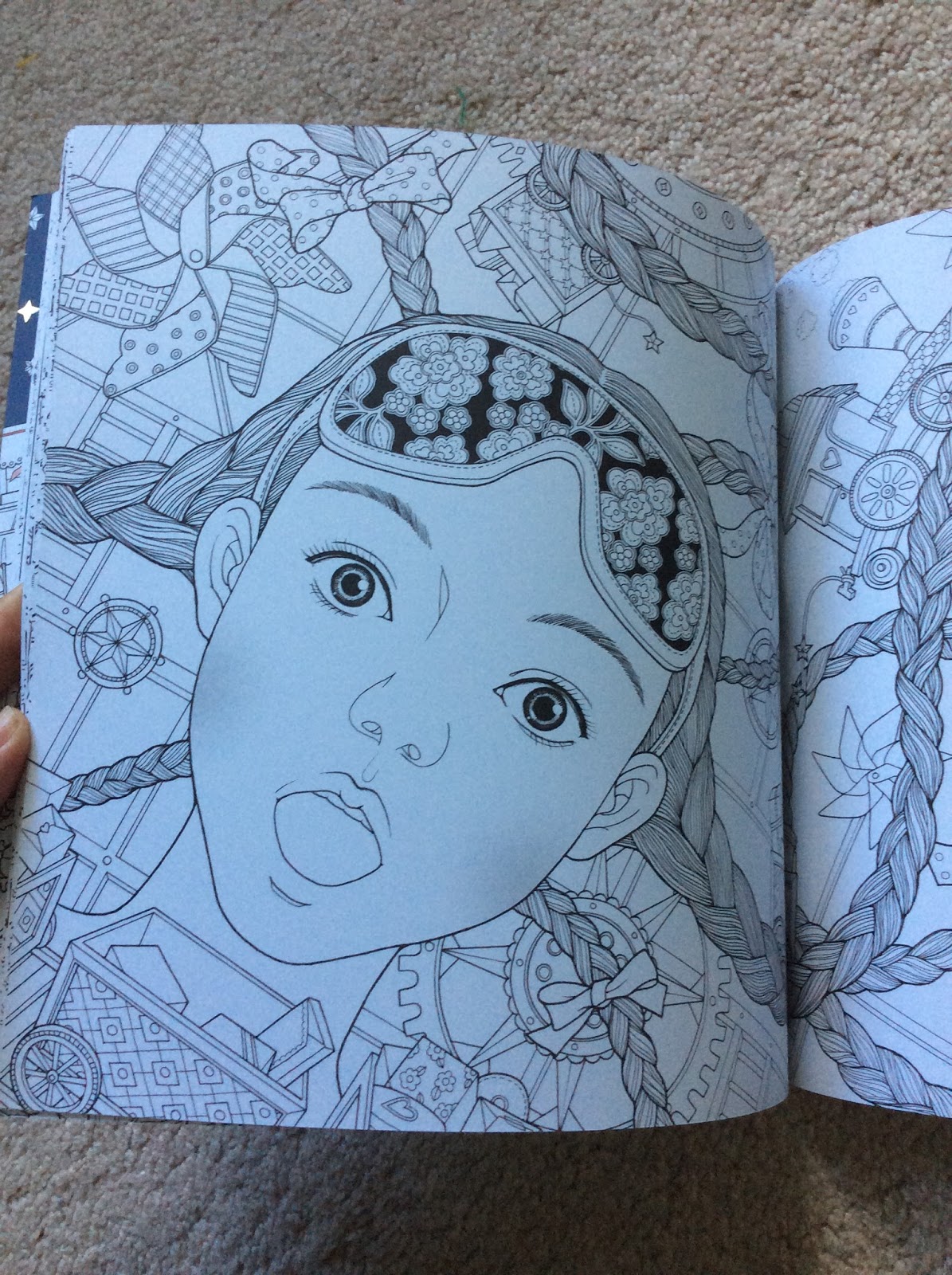 Nesca's Nook The Night Voyage adult coloring book by Daria Song