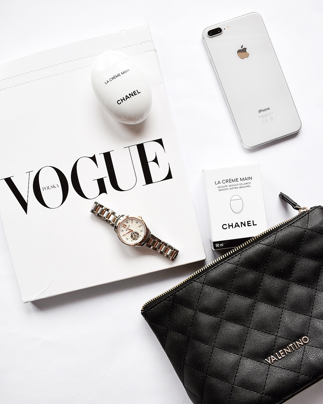 Diamenty, biel, czerń, szkło i Vogue | Diamonds, white, black and Vogue