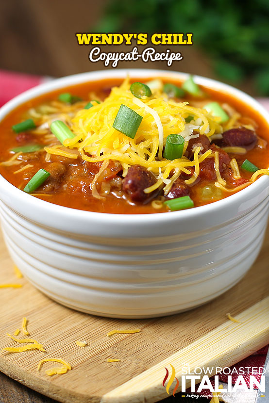 Wendy S Chili Copycat With Video