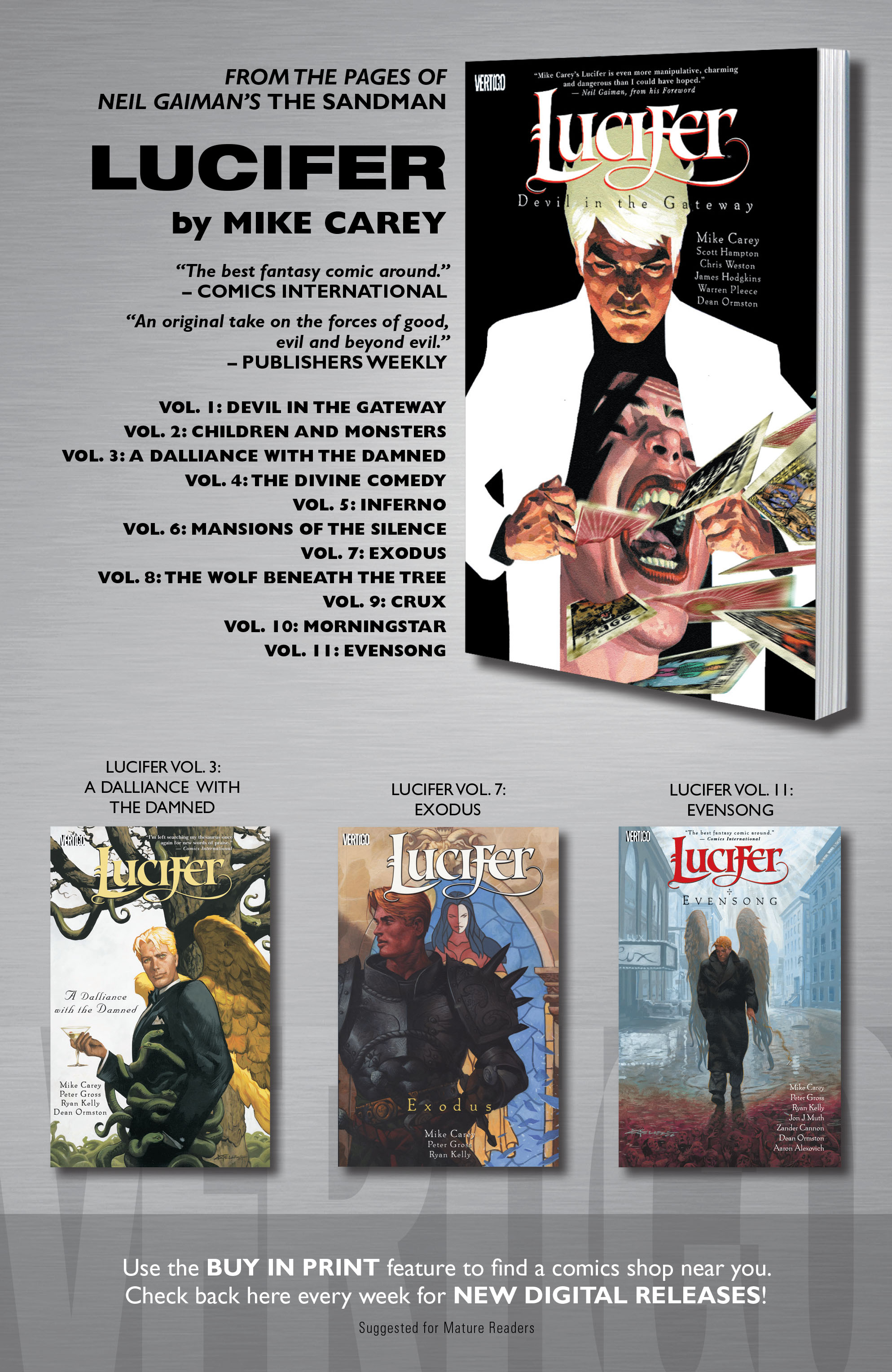 Read online Lucifer (2000) comic -  Issue #19 - 23