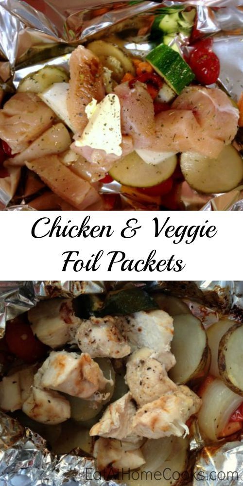 Chicken And Vegetable Foil Packets