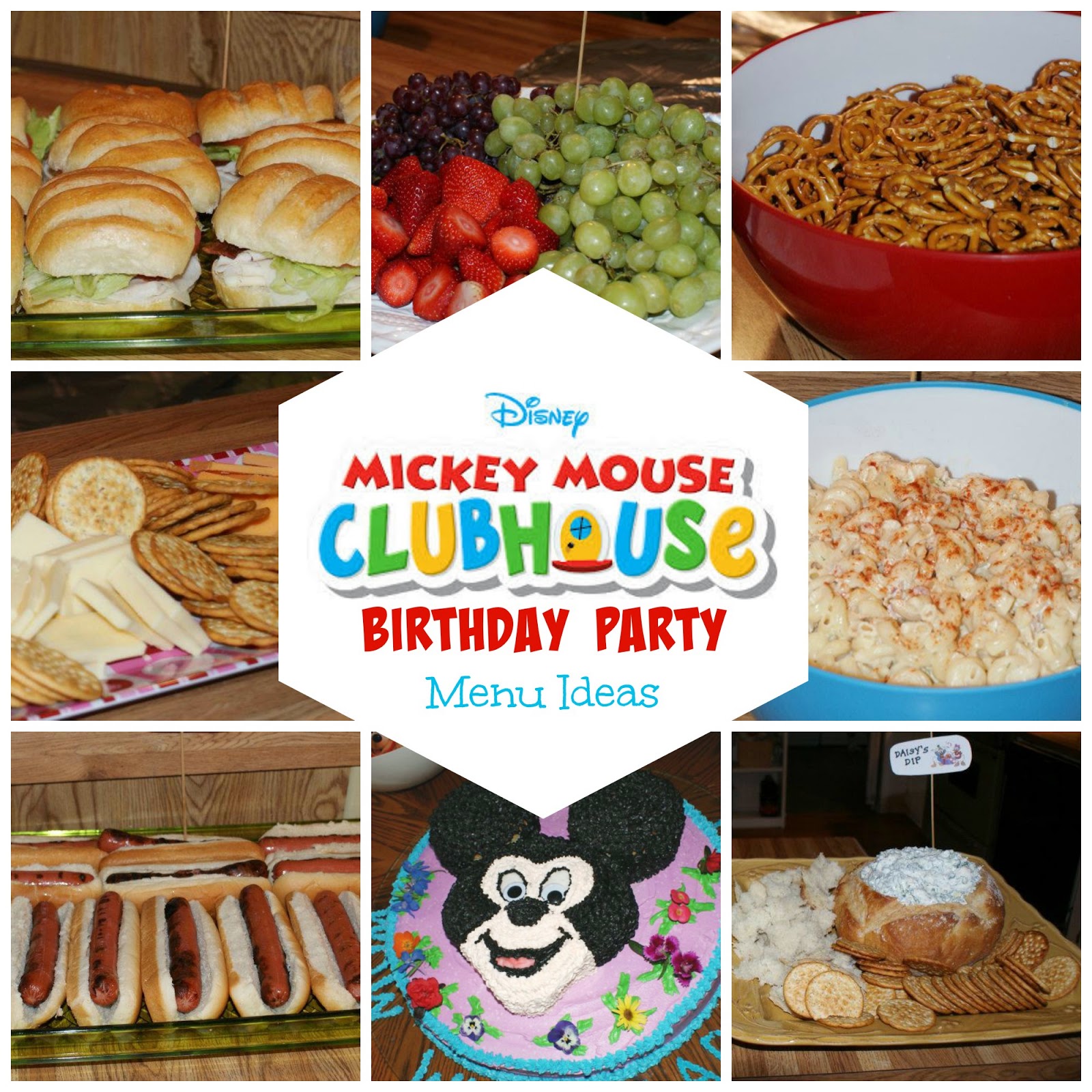 Mickey Mouse Clubhouse Birthday Party Food Ideas