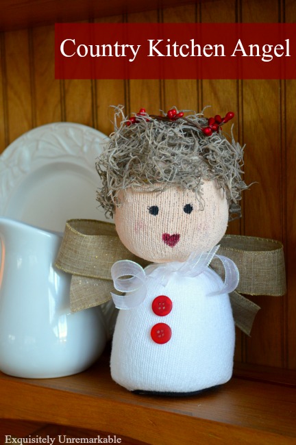 Country Kitchen Sock Angel Doll