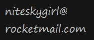 New Email Address